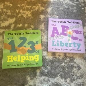 Two Board Books-The 1,2,3's of Helping & The A,B,C's of Liberty